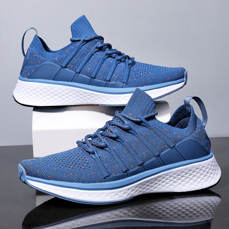 Herren Mesh-Sportschuhe Atmungsaktiv Verschleißfest Stoßdämpfend Lauf- und Freizeit-Sneaker | M2
