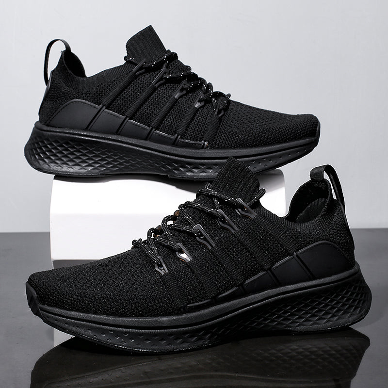 Herren Mesh-Sportschuhe Atmungsaktiv Verschleißfest Stoßdämpfend Lauf- und Freizeit-Sneaker | M2