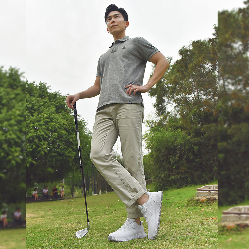 Professionelle Golfschuhe für Herren, zum Schnüren, rutschfest, Golf-Sneaker | X19