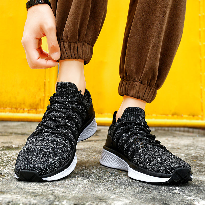 Herren Mesh-Sportschuhe Atmungsaktiv Verschleißfest Stoßdämpfend Lauf- und Freizeit-Sneaker | M2