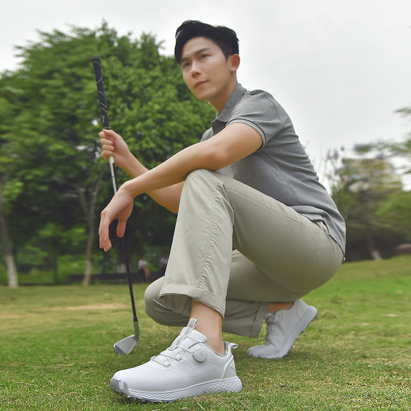 Professionelle Golfschuhe für Herren, zum Schnüren, rutschfest, Golf-Sneaker | X19