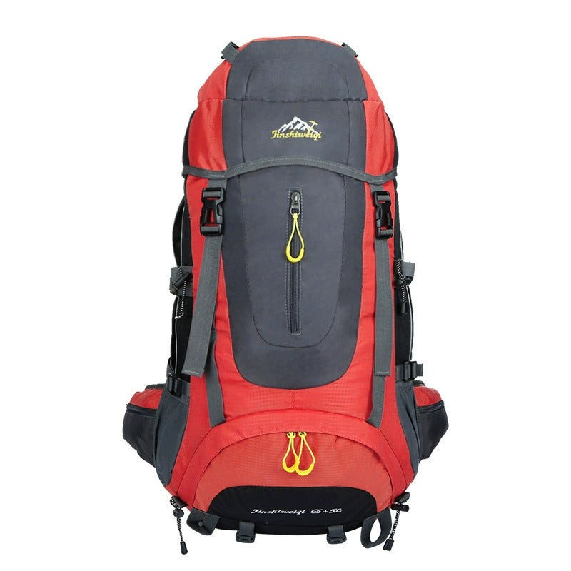 70L Wanderrucksack mit großem Fassungsvermögen – Wasserdichter Trekkingrucksack mit ergonomischem Tragesystem für Damen & Herren | 0621