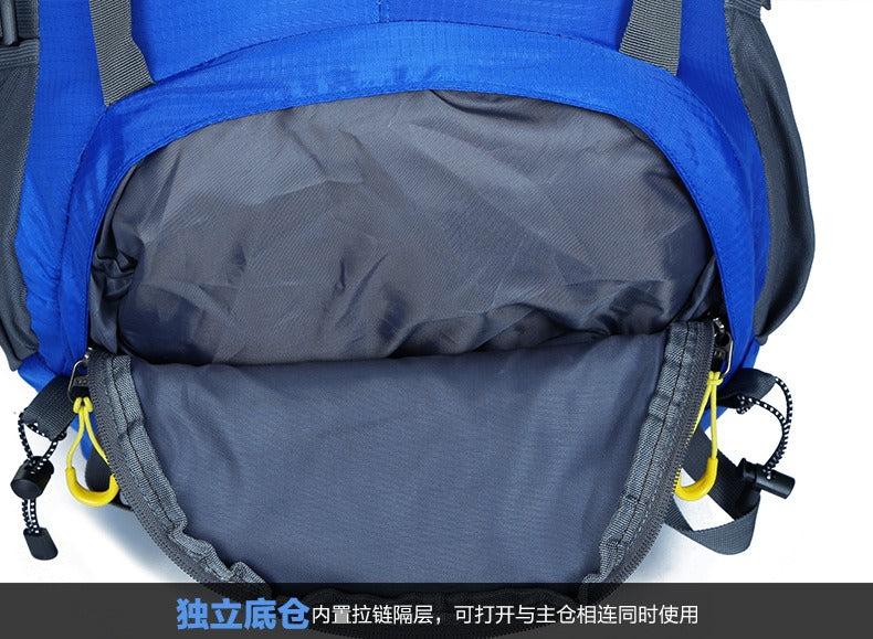 70L Wanderrucksack mit großem Fassungsvermögen – Wasserdichter Trekkingrucksack mit ergonomischem Tragesystem für Damen & Herren | 0621