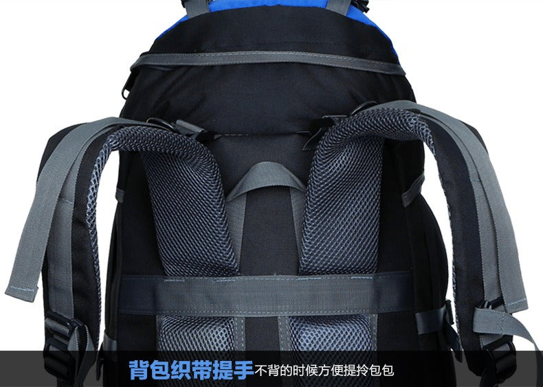 70L Wanderrucksack mit großem Fassungsvermögen – Wasserdichter Trekkingrucksack mit ergonomischem Tragesystem für Damen & Herren | 0621