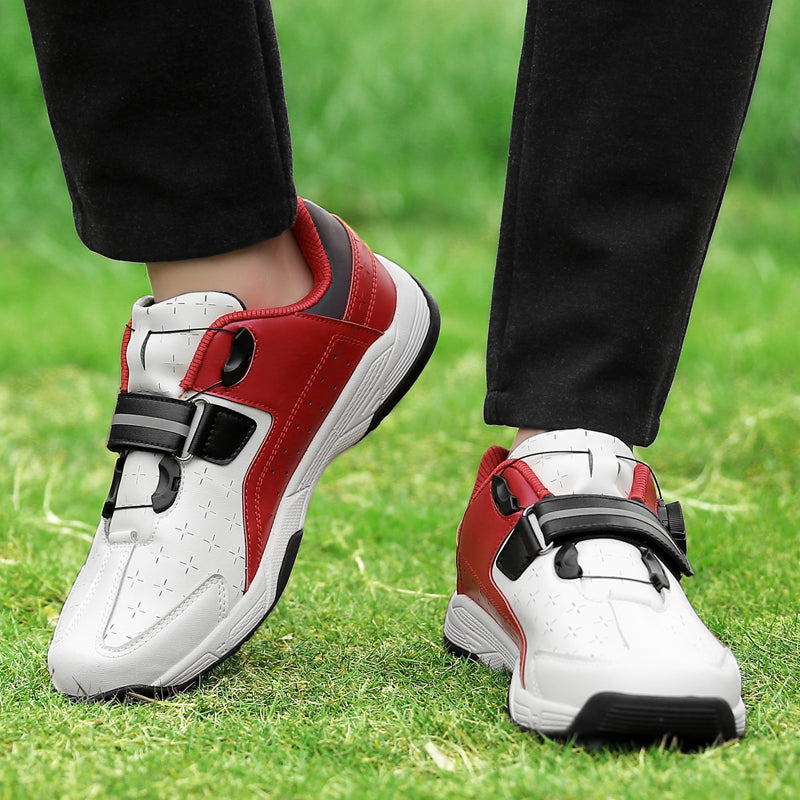 Herren Golfschuhe Bequeme Schnellschnürung Outdoor Sneakers | F9965