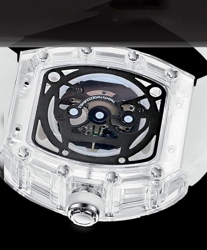 Herrenuhren Luxus Transparente tonnenförmige hohle automatische mechanische Uhr | K-2015A