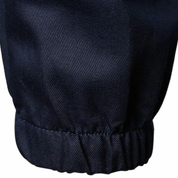Herren Jogginghose mit Kordelzug, einfarbig, Reißverschlusstasche, Outdoor-Sport-Bleistifthose | 8812