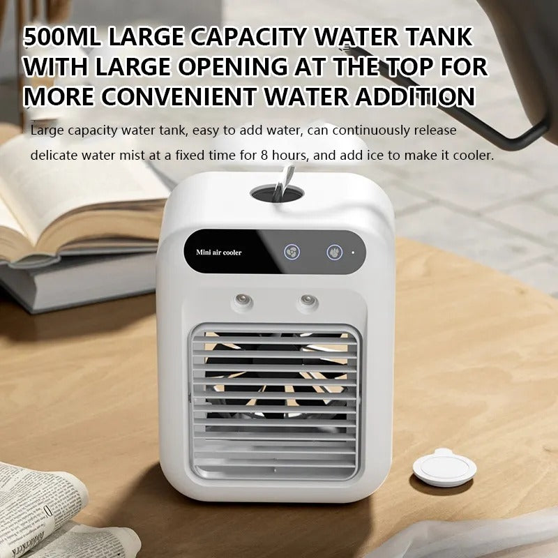 Luftkühler-Ventilator Mini-Klimaanlage-Ventilator Luftbefeuchter Tisch-Wasserkühlungsventilator | L7