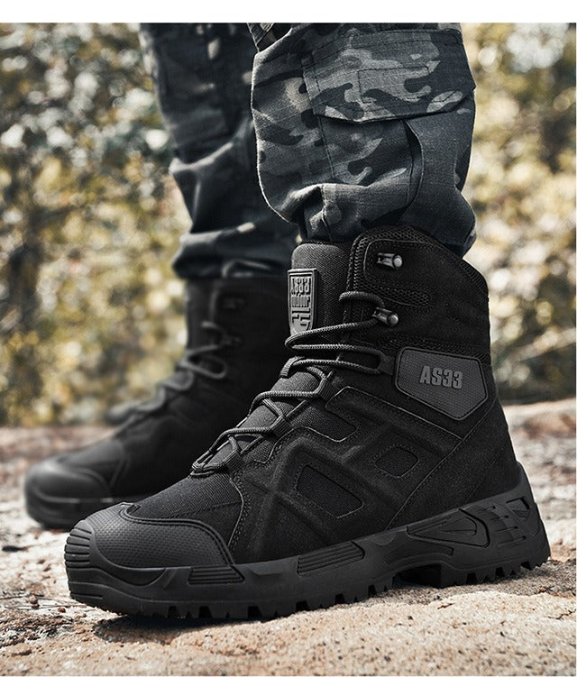 Wasserdichte Wanderstiefel für Herren, Militär, Kampf, Taktisch, Atmungsaktiv, Wüstenstiefel | 307