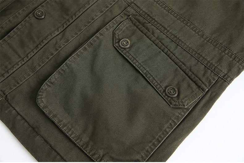 Herren Militärjacke mit mehreren Taschen, lässig, taktische Jacken, männlich, Caquetá Hombre | 9885
