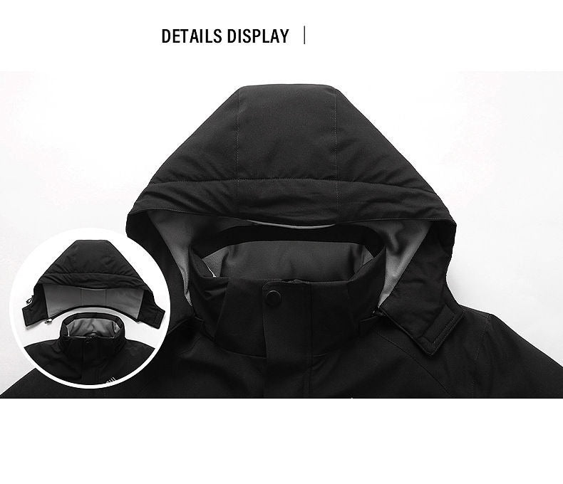 Herren USB-Elektroheizung Winter Fleece-Innenjacke Mäntel Dicke warme lässige USB-beheizte Premiumjacke | 993