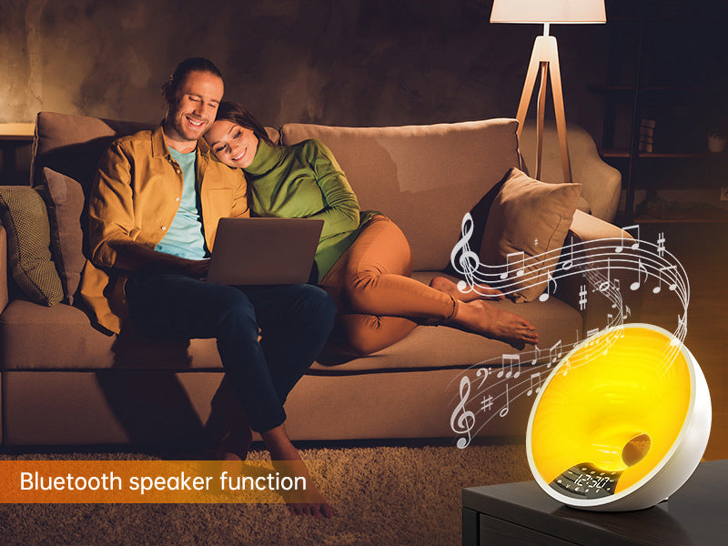 Smart Sleep Light Bluetooth-Lautsprecher Sonnenaufgangssimulation Wecker mit Radio & Einschlafhilfe | EH-A90