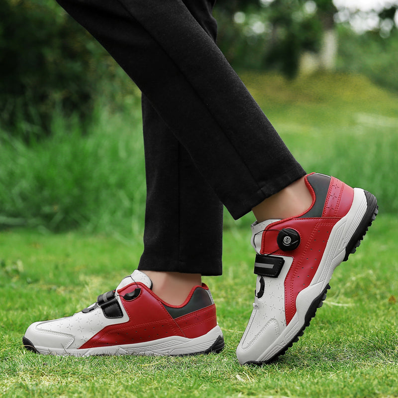 Herren Golfschuhe Bequeme Schnellschnürung Outdoor Sneakers | F9965