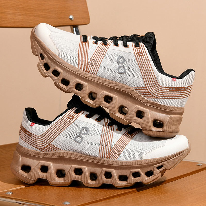 Neuestes Design Herren High-Tech Schnürschuhe Atmungsaktive Sport-Sneaker mit stoßdämpfender Sohle Hochwertige Laufschuhe | 9916