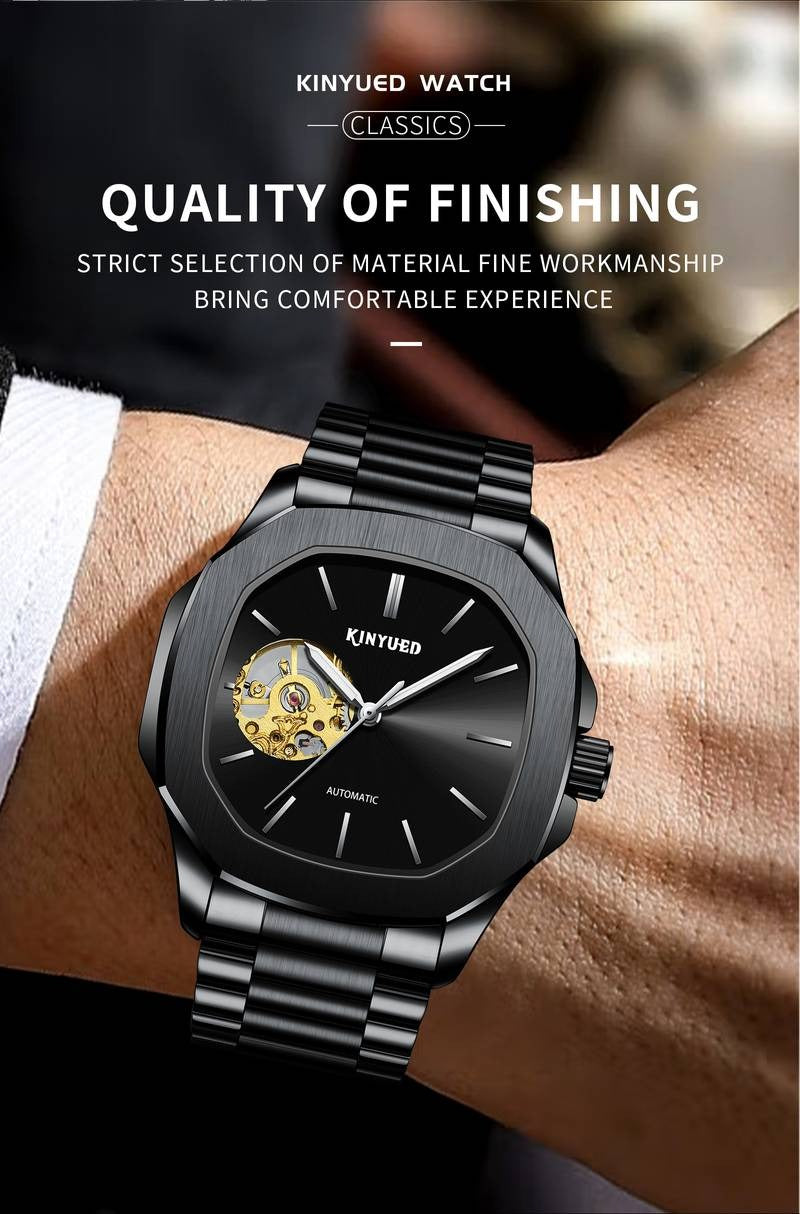 Herrenuhren Automatik Mechanisch Top-Marke Luxus Wasserdicht Edelstahl Uhr | J112