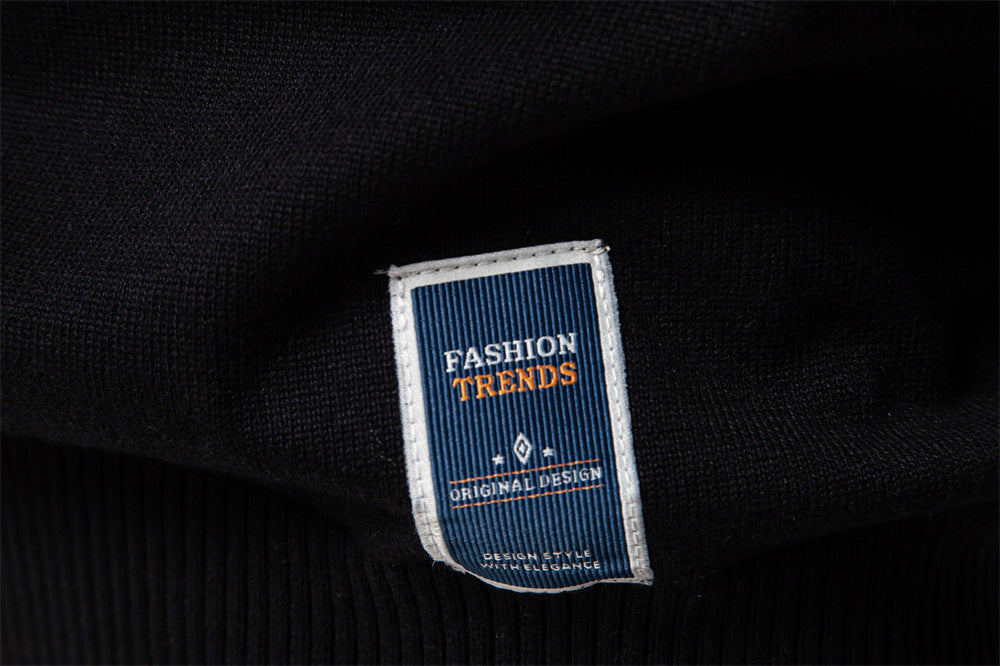 Winterpullover mit V-Ausschnitt, einfarbig, langärmelig, warm, Oberteile | VSW-02