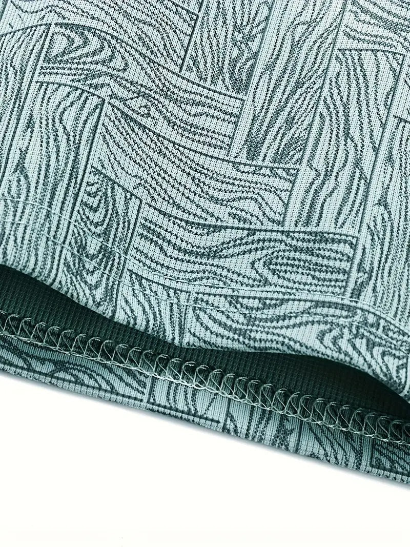 Leichtes Sommer-Golfhemd für Herren, lässiges Button-Up-Kurzarmhemd | Q135