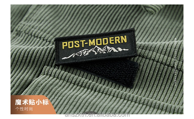 Herrenjacke Slim-Fit Mantel Cord Mode Lässige Bomberjacken für Männer | XX-1807