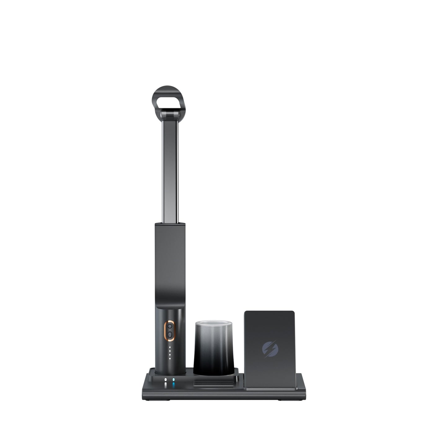 Neu Drahtlose Ladegerät Schreibtisch Lampe mit Stift Halter Multifunktionale Beleuchtung & Lade