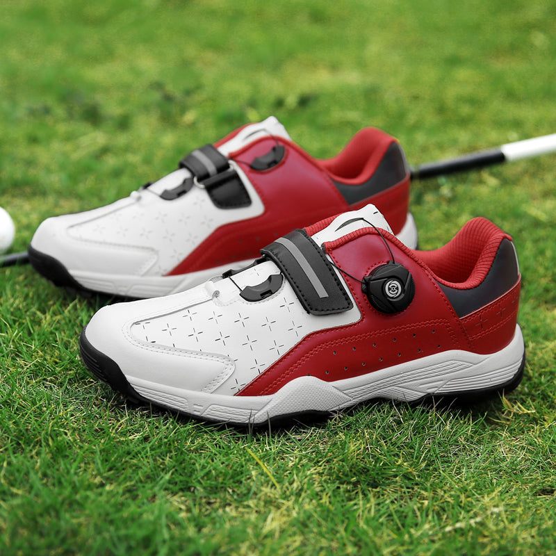 Herren Golfschuhe Bequeme Schnellschnürung Outdoor Sneakers | F9965