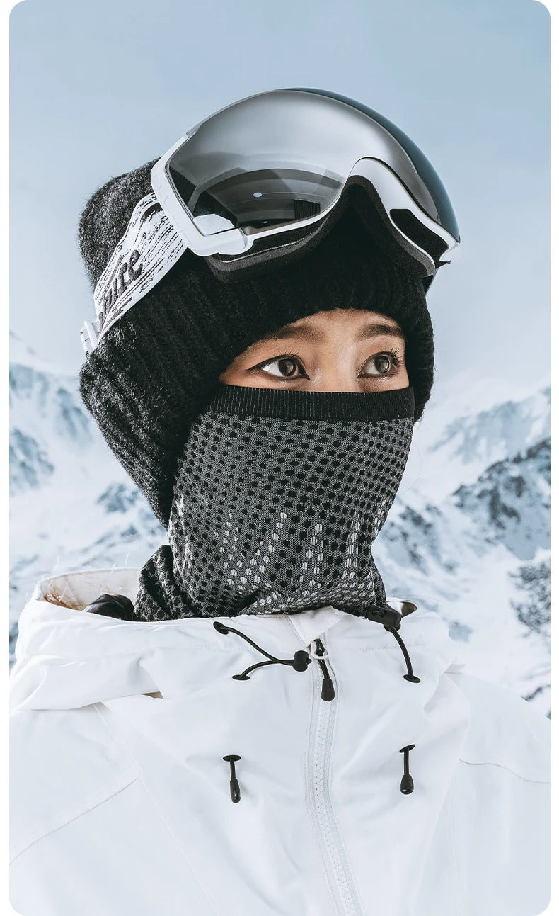 Winter Winddichte Ski-Gesichtsmaske Fleece-Fahrradschal Outdoor-Halstuch | WB022