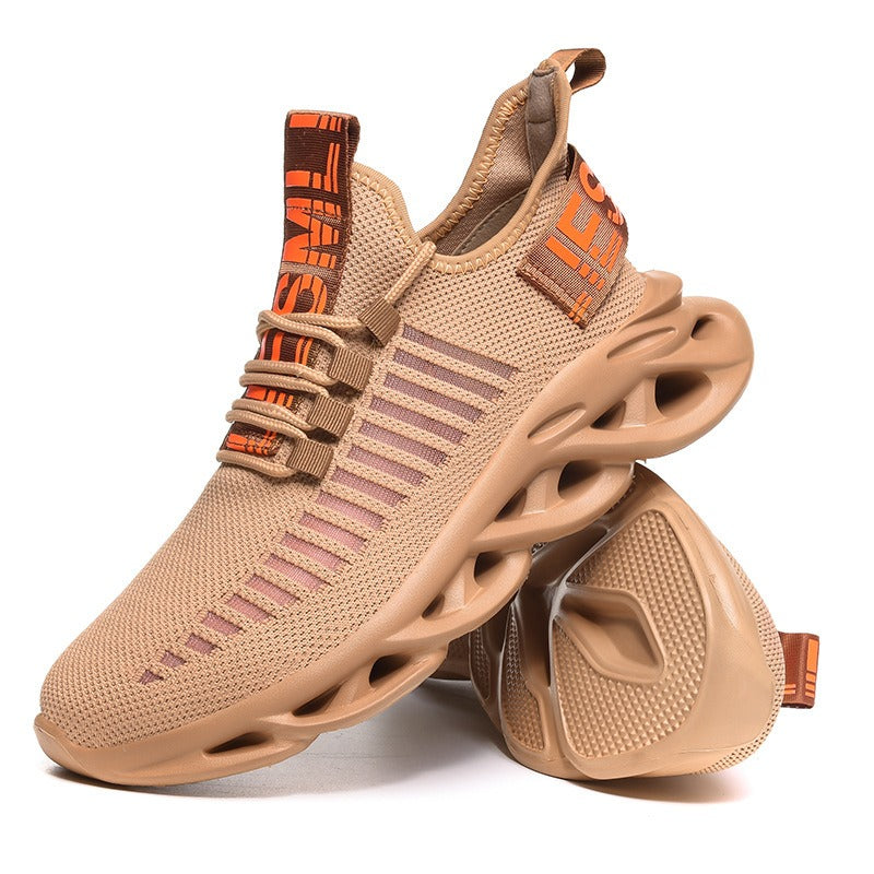Atmungsaktive Strick-Sneaker zum Spazierengehen, leichte Sportschuhe, bequeme Low-Top-Sport-Turnschuhe | G101
