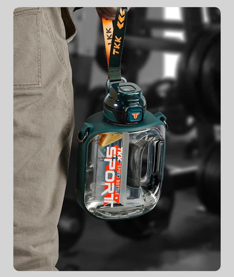 Sport-Wasserflasche TRITAN, großes Fassungsvermögen, hitzebeständig, für Outdoor-Reisen, Wasserkocher, Fitnessstudio, Fitnesskrüge | 1022
