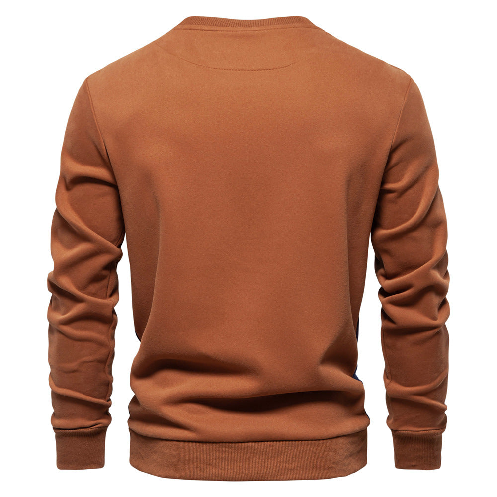 Herren Winter Sweatshirts Rundhalsausschnitt Casual Pullover Langarm Baumwolle Pullover Top | HD136