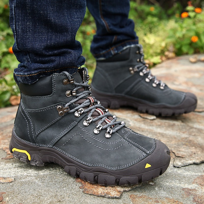 Herren Stiefeletten Wasserdicht Anti-Rutsch Trekking Outdoor Jagd Wandern Schneeschuhe | T8010