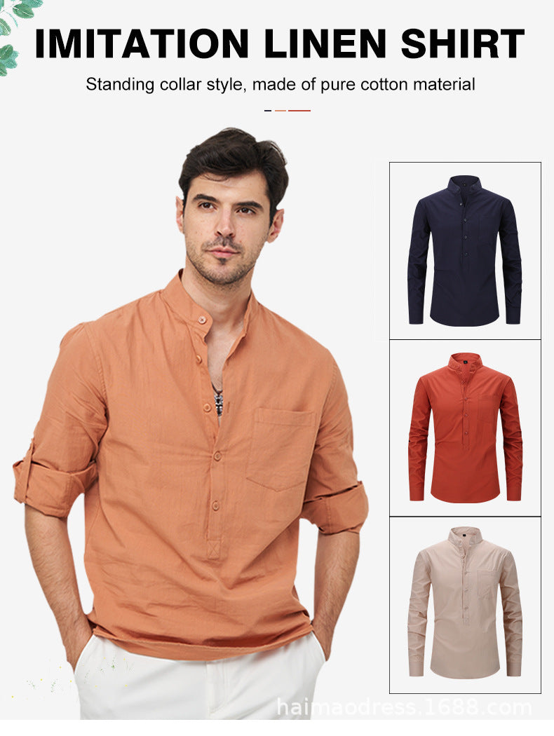 Herrenhemd Henry mit klassischem Design und Knopfleiste, vielseitiger Business-Stil | M7