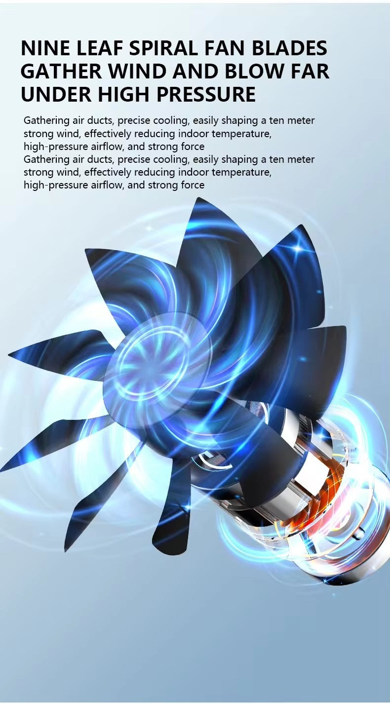 Luftkühler-Ventilator Mini-Klimaanlage-Ventilator Luftbefeuchter Tisch-Wasserkühlungsventilator | L7