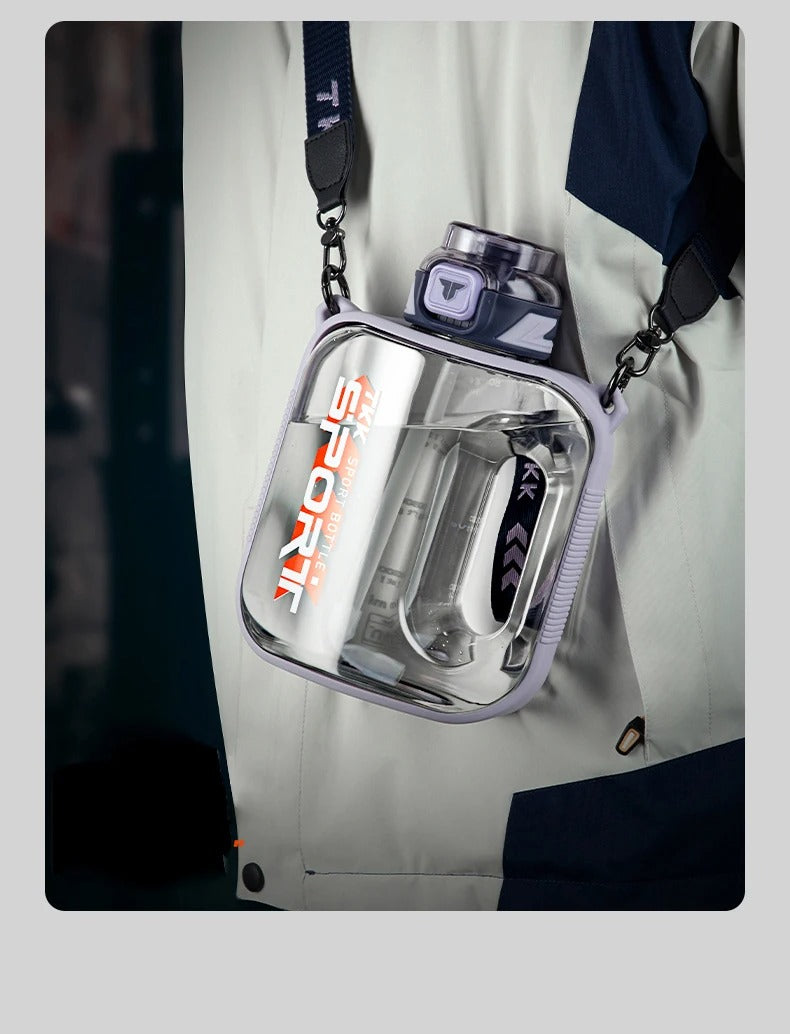 Sport-Wasserflasche TRITAN, großes Fassungsvermögen, hitzebeständig, für Outdoor-Reisen, Wasserkocher, Fitnessstudio, Fitnesskrüge | 1022