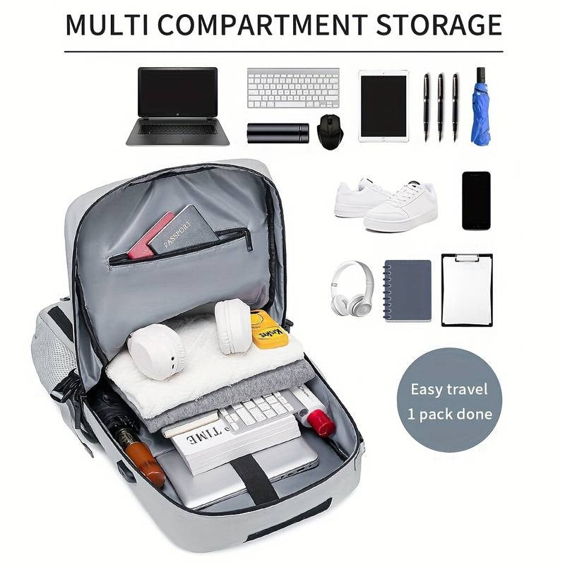 Professioneller Rucksack Geräumiger Reiserucksack Schuhfach Wasserabweisend Outdoor Wander- und Campingtasche Mehrere Taschen & Gepolsterte Schultergurte | 7798