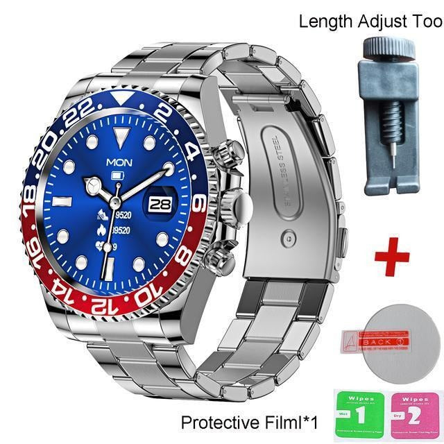 Herrenuhr Stahlarmband BT Call Smart Watch Rolex Style Business Sports Smart Watch | AW-12