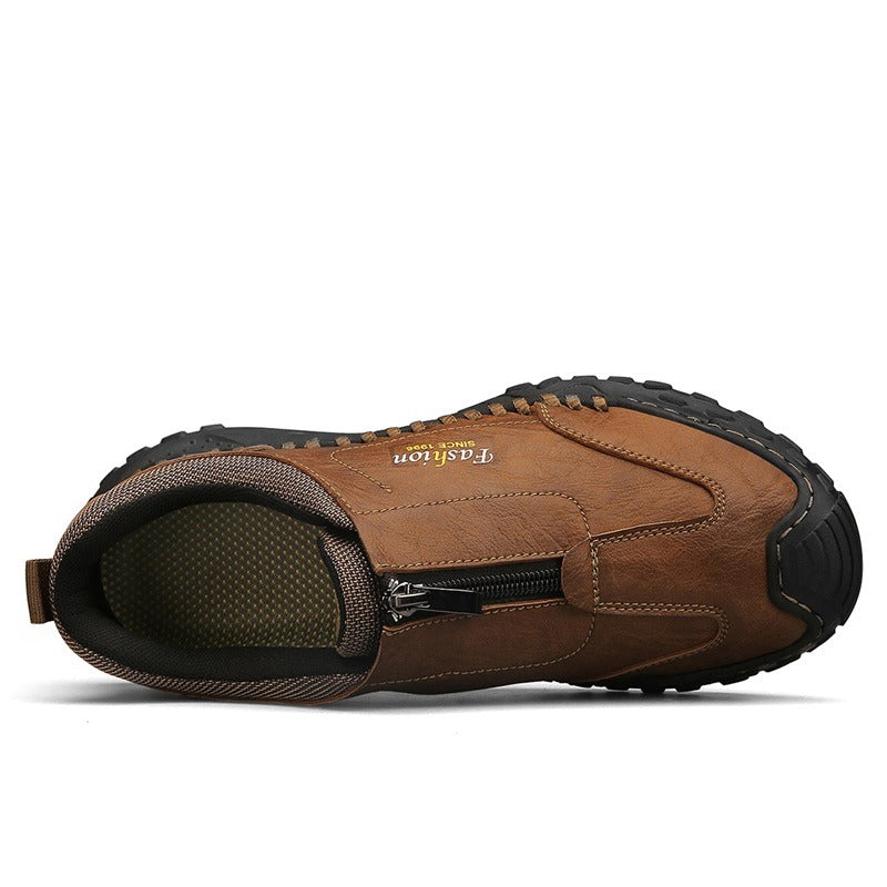 Fahrschuhe Lässige flache Loafer mit handgefertigten Nähten Lässige Wanderschuhe | 9511