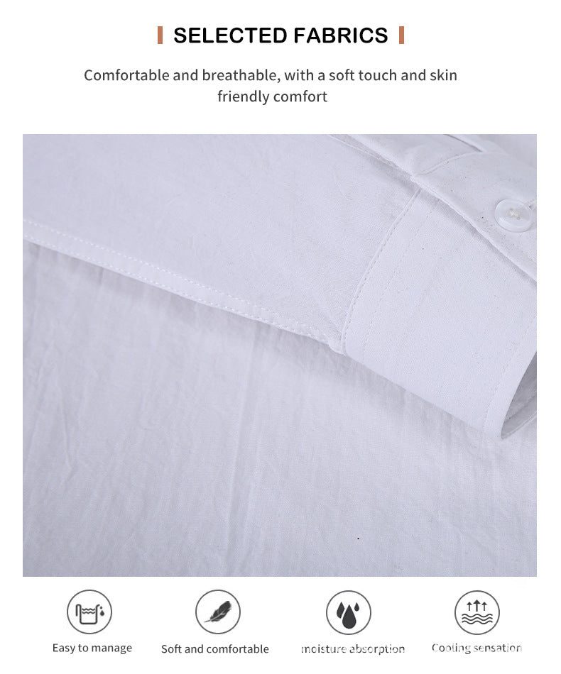 Herrenhemd Henry mit klassischem Design und Knopfleiste, vielseitiger Business-Stil | M7