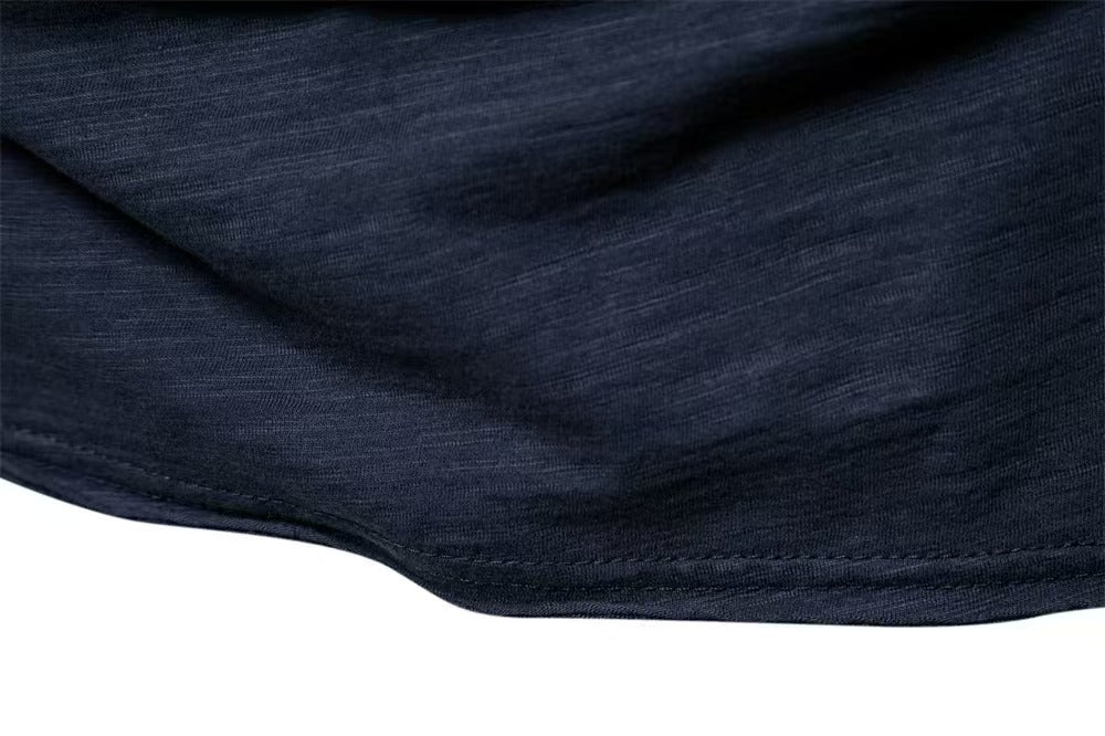 Herren T-Shirt mit tiefem V-Ausschnitt, 100 % Baumwolle, einfarbig, V-Kragen, hochwertiges Basic-T-Shirt | F037