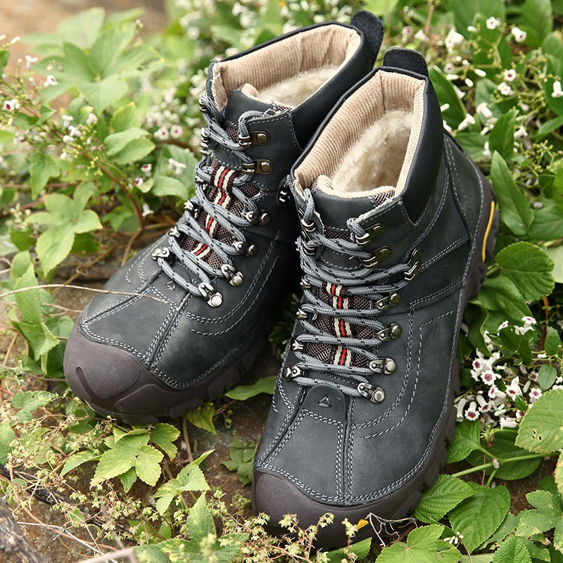 Herren Stiefeletten Wasserdicht Anti-Rutsch Trekking Outdoor Jagd Wandern Schneeschuhe | T8010