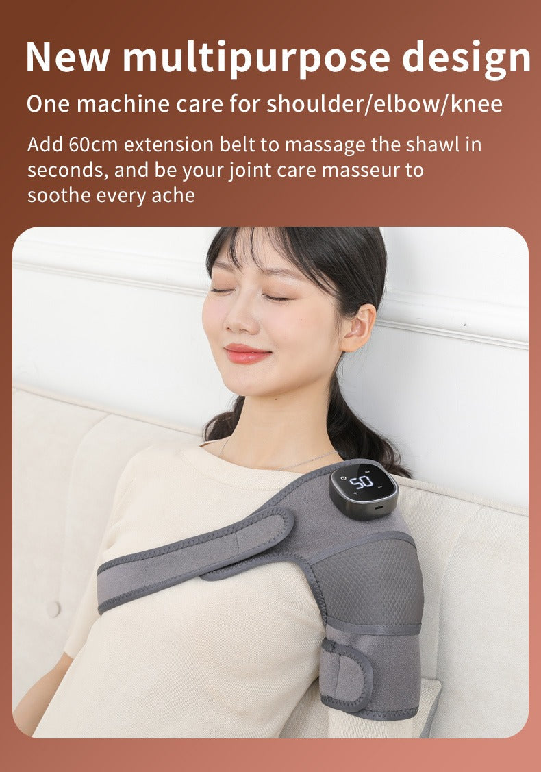 Beheizte Kniebandage, kabelloses Kniemassagegerät mit Wärme und Vibration zur Schmerzlinderung bei Arthritis, Bein- und Kniemassagegerät | YC-906B