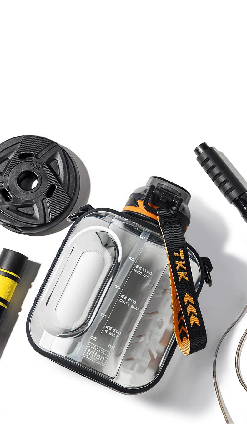 Sport-Wasserflasche TRITAN, großes Fassungsvermögen, hitzebeständig, für Outdoor-Reisen, Wasserkocher, Fitnessstudio, Fitnesskrüge | 1022
