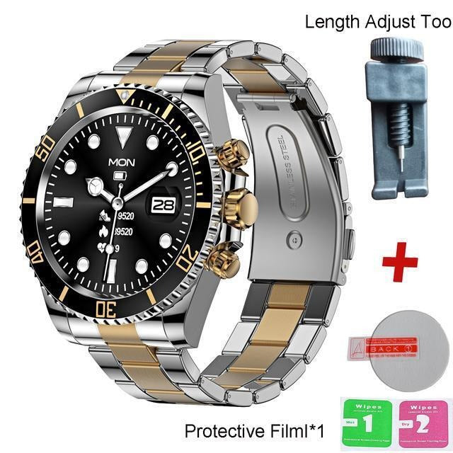 Herrenuhr Stahlarmband BT Call Smart Watch Rolex Style Business Sports Smart Watch | AW-12