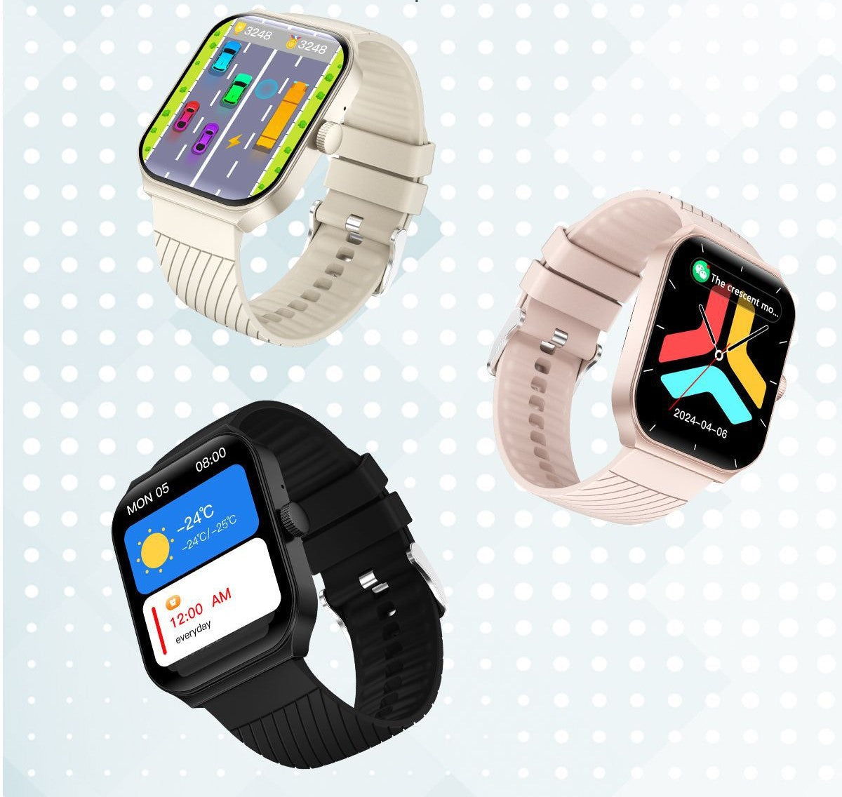 Smartwatch-Armband mit Bluetooth-Anruf, Gesundheitsüberwachung und Sport-Tracker für Männer und Frauen | Z88