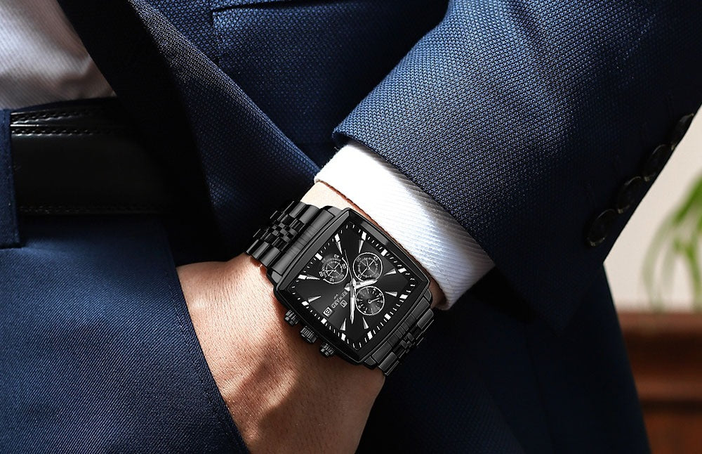 Herrenuhren Quarz Luxus Business Leuchtzeiger Wasserdichte Uhr | RD81100M