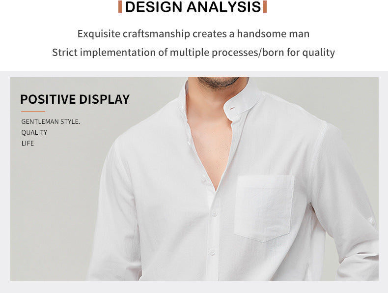Herrenhemd Henry mit klassischem Design und Knopfleiste, vielseitiger Business-Stil | M7