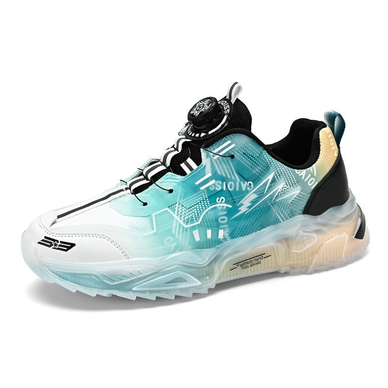 Leichte Herren-Outdoor-Wanderschuhe aus Mesh mit drehbarer Schnalle, bequeme, rutschfeste Schnürschuhe | 6608