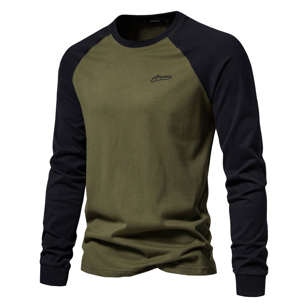 Herren Pullover T-Shirts Langarm Rundhals Casual T Shirts | TS2017