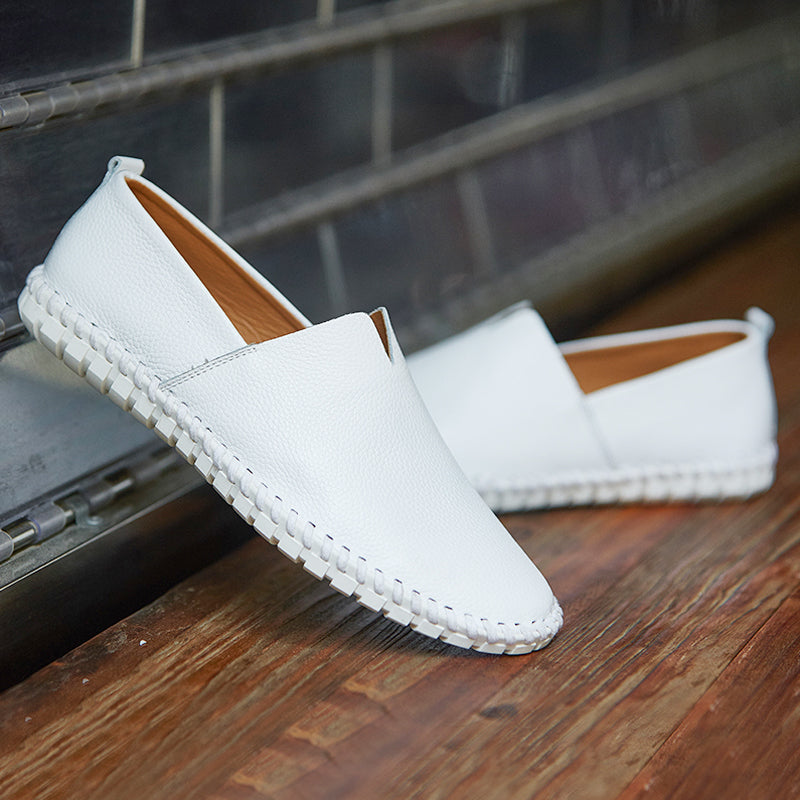 Handgefertigte Gommino Penny Loafer für Herren – Leichte Leder-Fahrerschuhe | Lässige Slip-On-Flats | 955