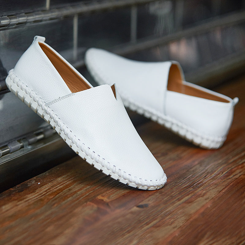 Handgefertigte Gommino Penny Loafer für Herren – Leichte Leder-Fahrerschuhe | Lässige Slip-On-Flats | 955
