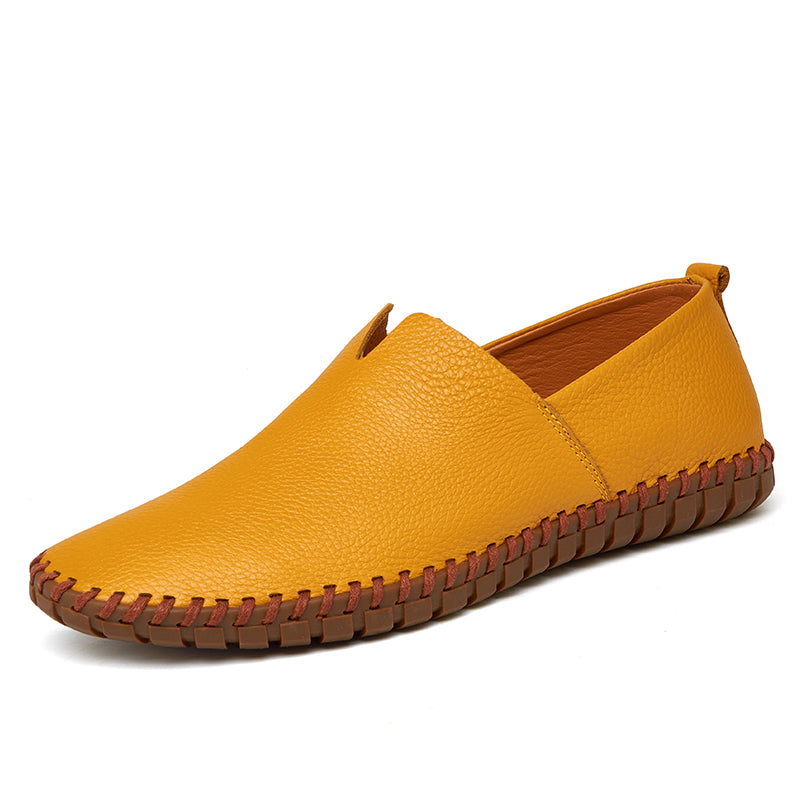 Handgefertigte Gommino Penny Loafer für Herren – Leichte Leder-Fahrerschuhe | Lässige Slip-On-Flats | 955