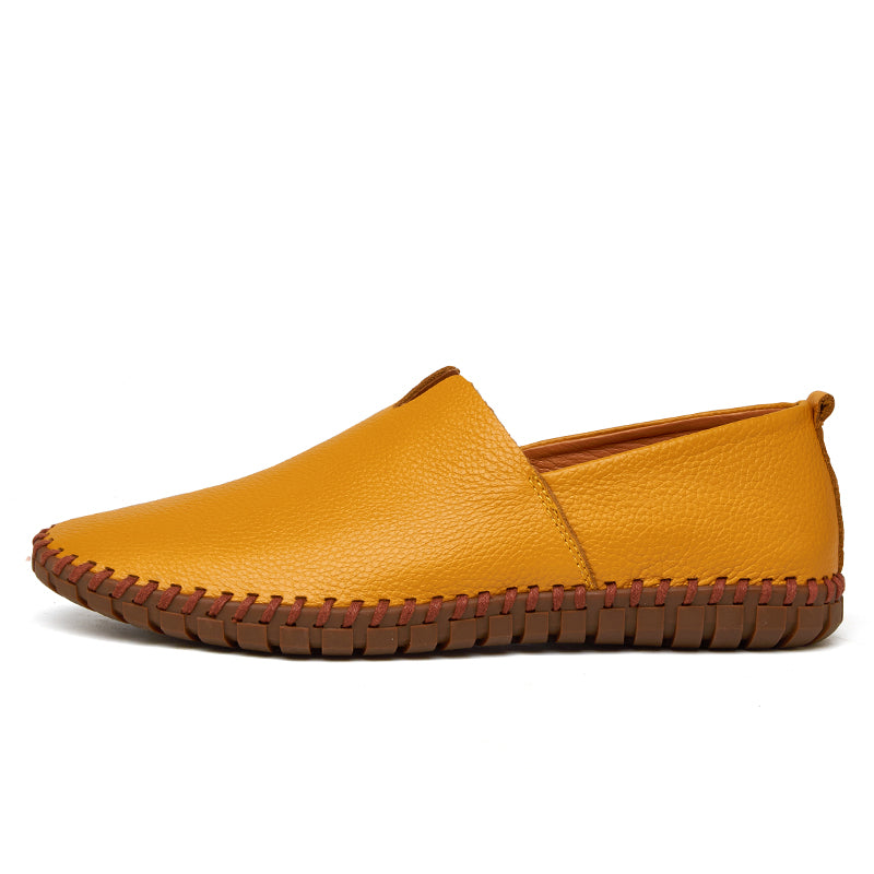 Handgefertigte Gommino Penny Loafer für Herren – Leichte Leder-Fahrerschuhe | Lässige Slip-On-Flats | 955